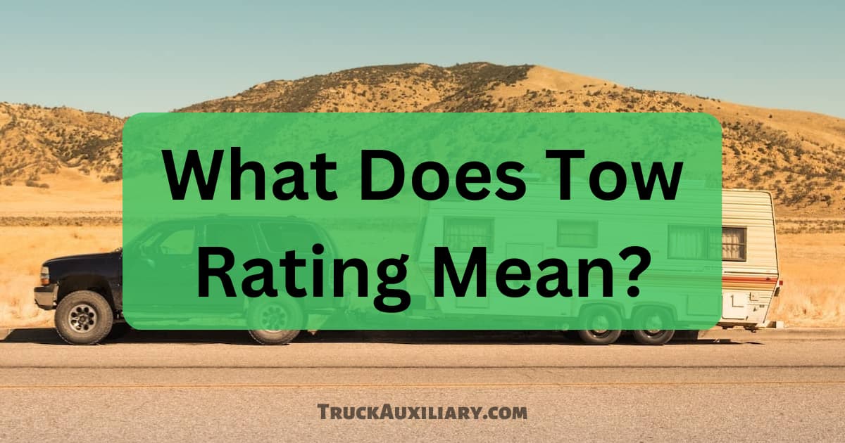 What Does Tow Rating Mean