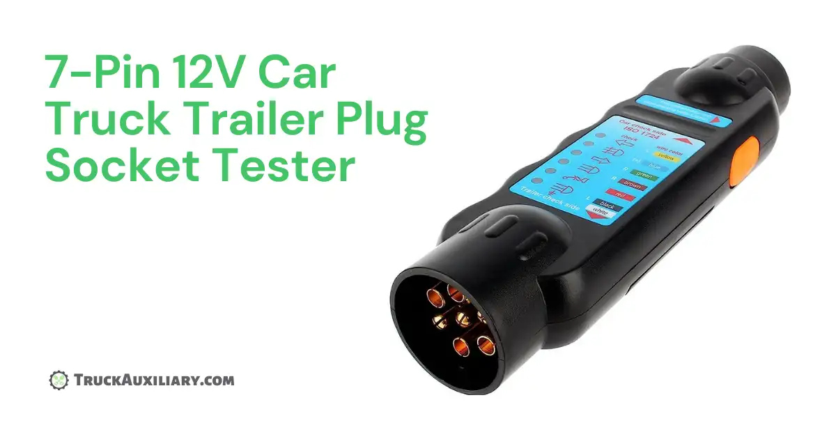 7-Pin 12V Car Truck Trailer Plug Socket Tester
